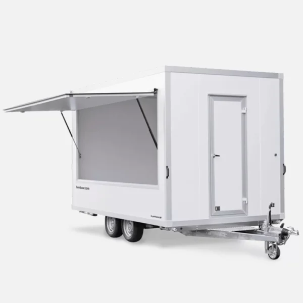 Prodajna dvoosovinska box prikolica - osnovni model