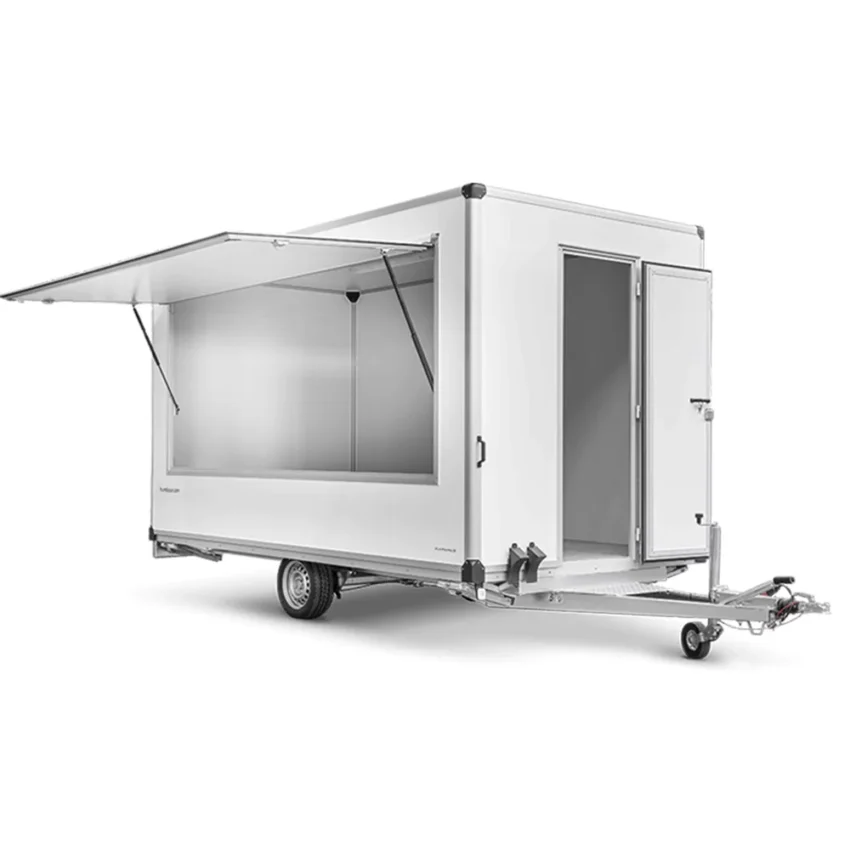 Prodajna jednoosovinska box prikolica - osnovni model - Slika 2