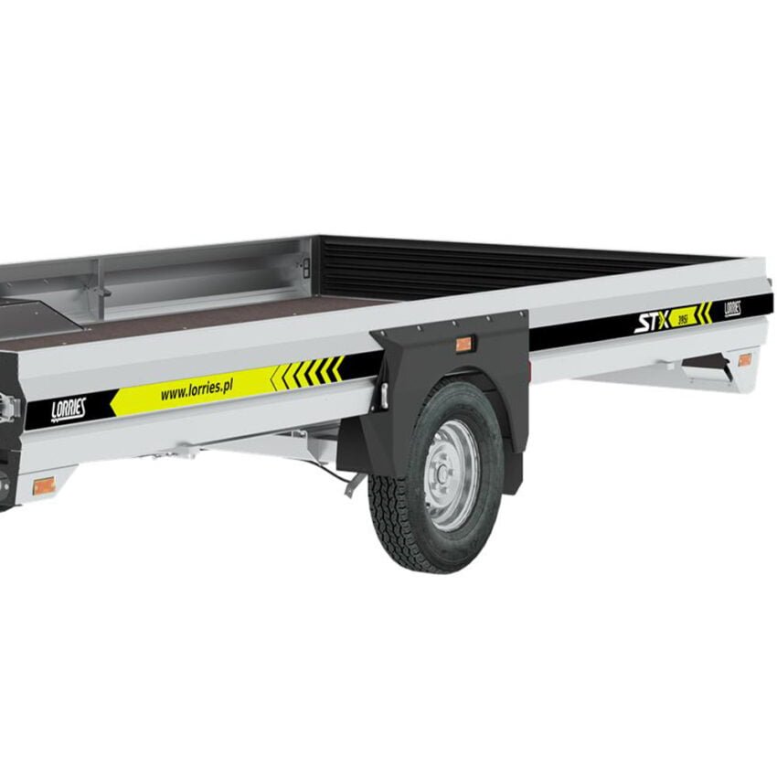 STX435I prikolica s ravnom platformom - Slika 2