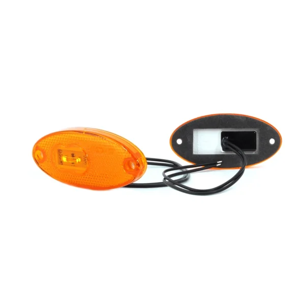 WAŚ 308P bočna pozicijska LED lampa s reflektorom 12/24 V