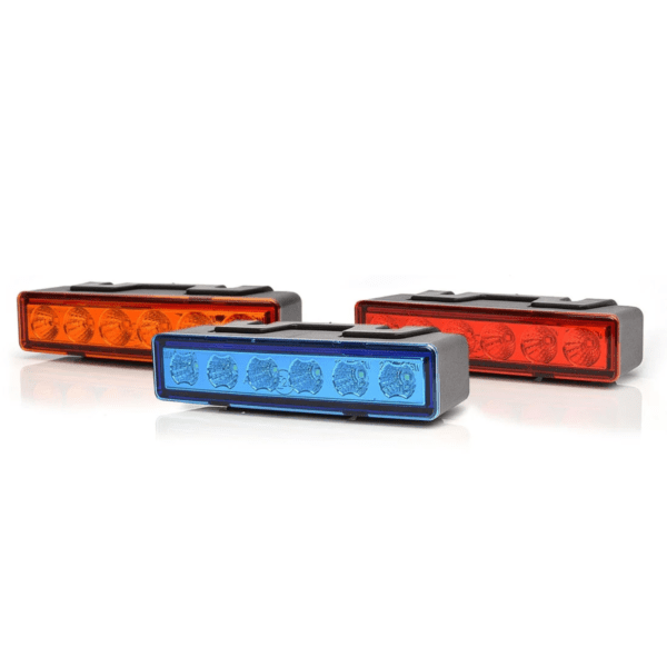 WAŚ W117 LED Upozoravajuća Lampa 12–24V
