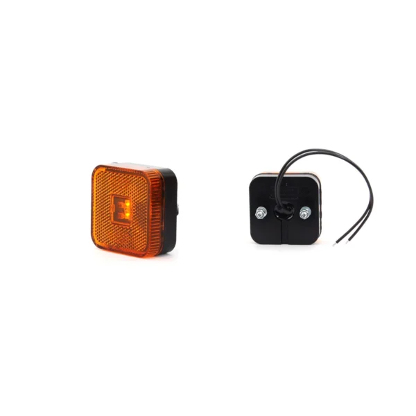 WAŚ 302 bočna pozicijska LED lampa s reflektorom 12/24 V