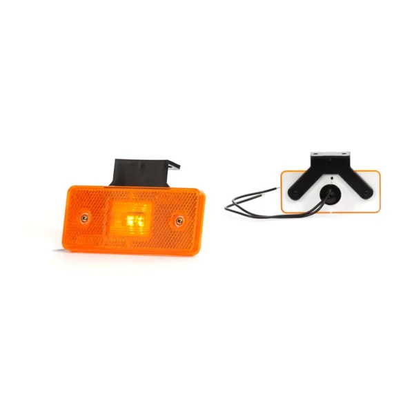 WAŚ 101Z bočna pozicijska LED lampa s reflektorom 12/24 V