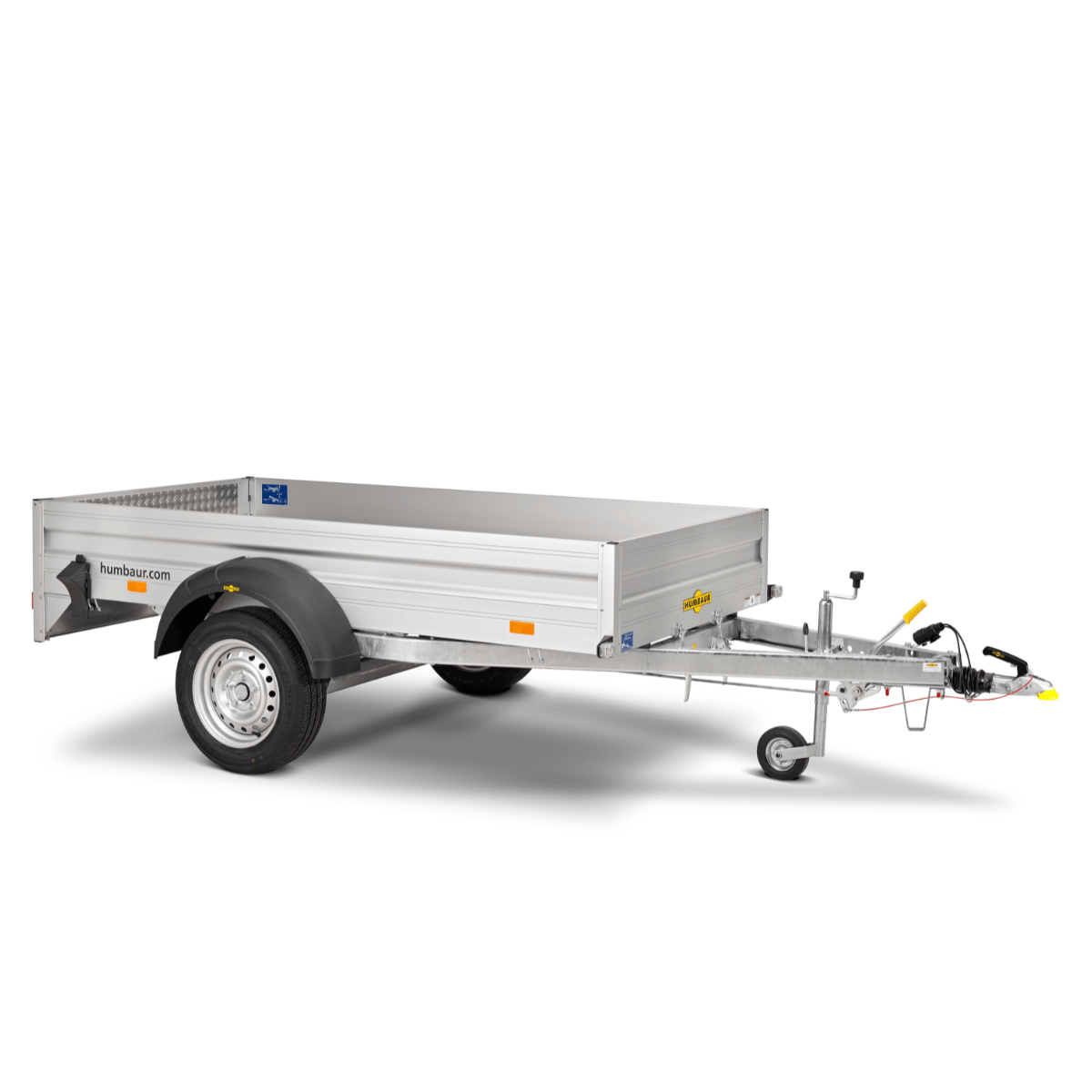 Humbaur HA 132513 BK aluminijska nagibna prikolica s kočnicama 1300 kg