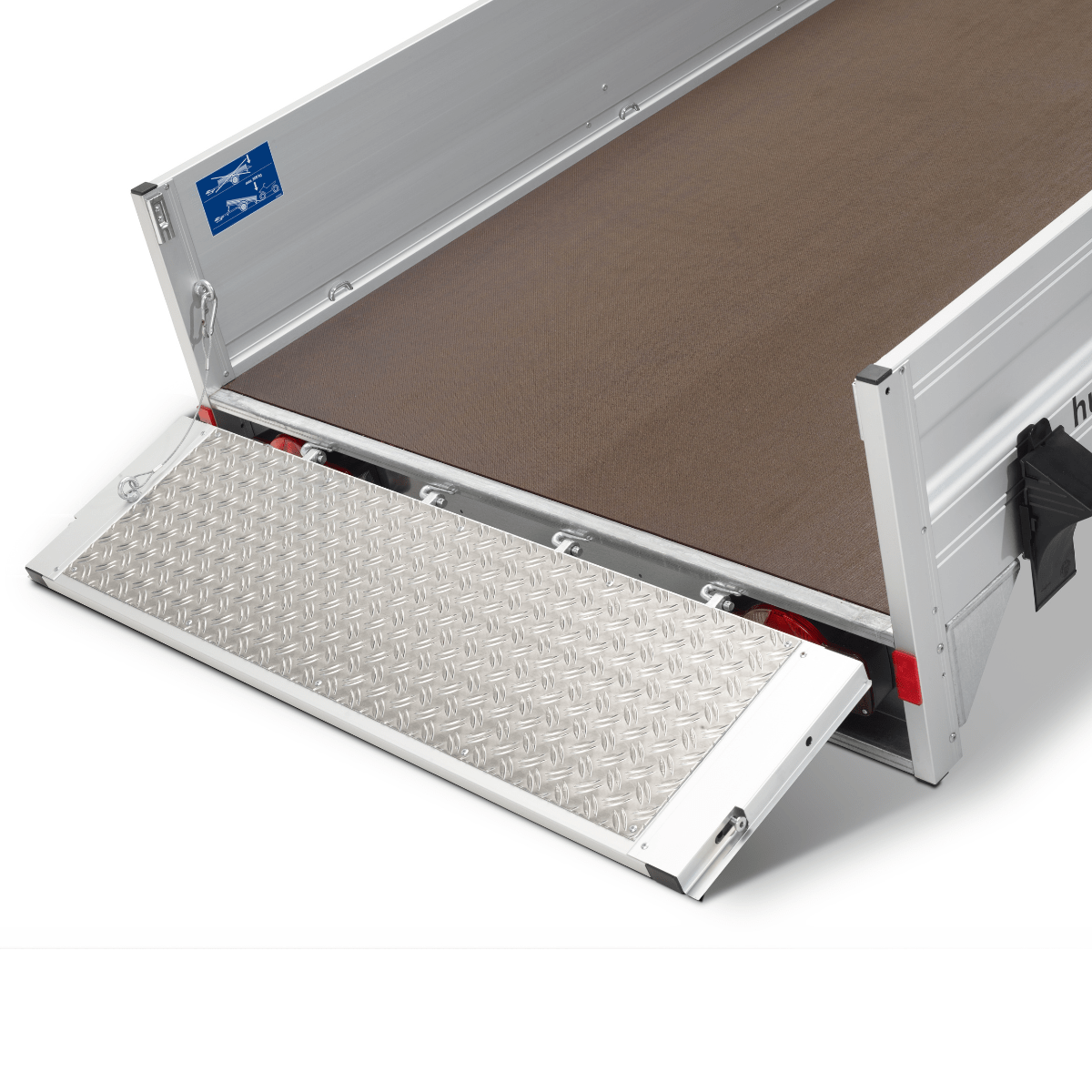 Humbaur HA 132513 BK aluminijska nagibna prikolica s kočnicama 1300 kg - Slika 10