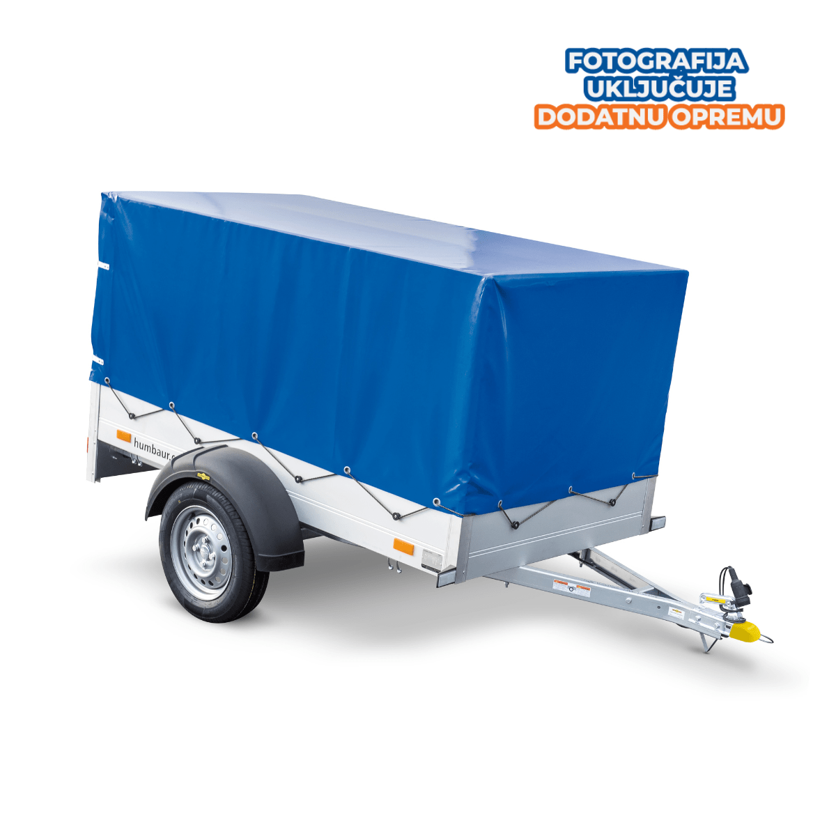 Humbaur Startrailer H 752513 aluminijska prikolica 750 kg - Slika 6