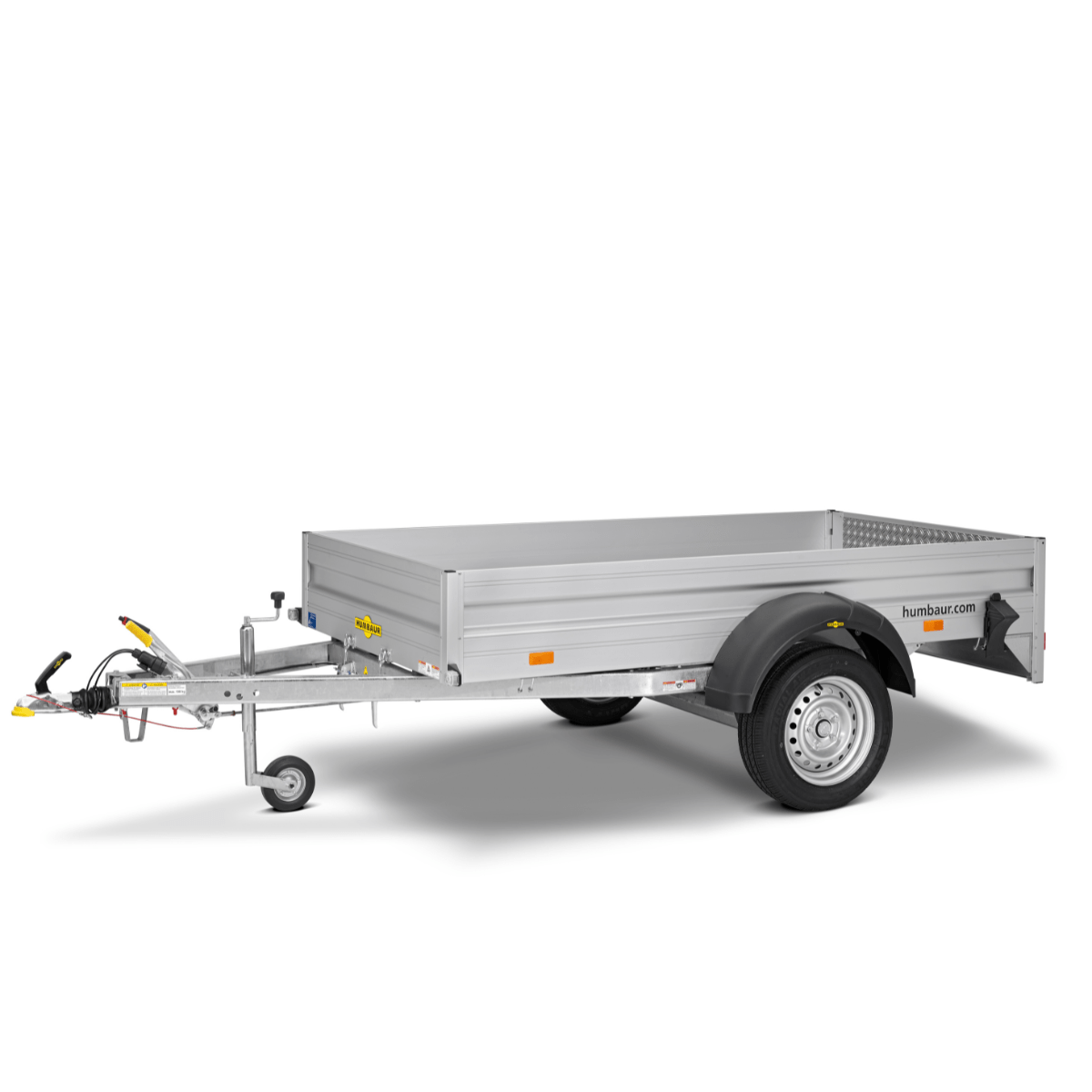 Humbaur HA 132513 BK aluminijska nagibna prikolica s kočnicama 1300 kg - Slika 2