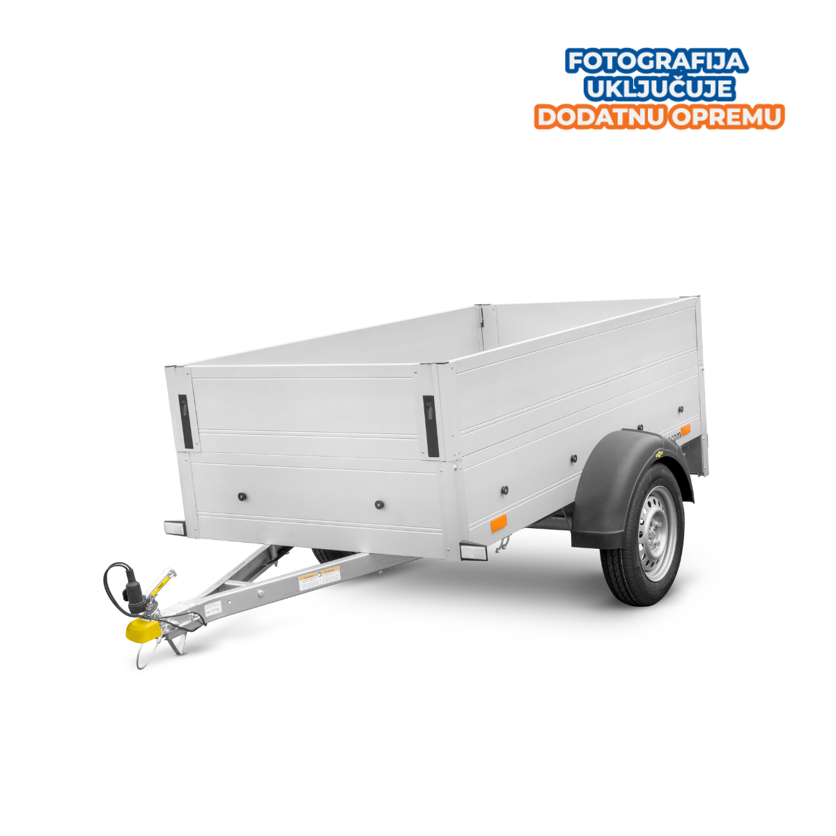 Humbaur Startrailer H 751510 aluminijska prikolica 750 kg - Slika 4
