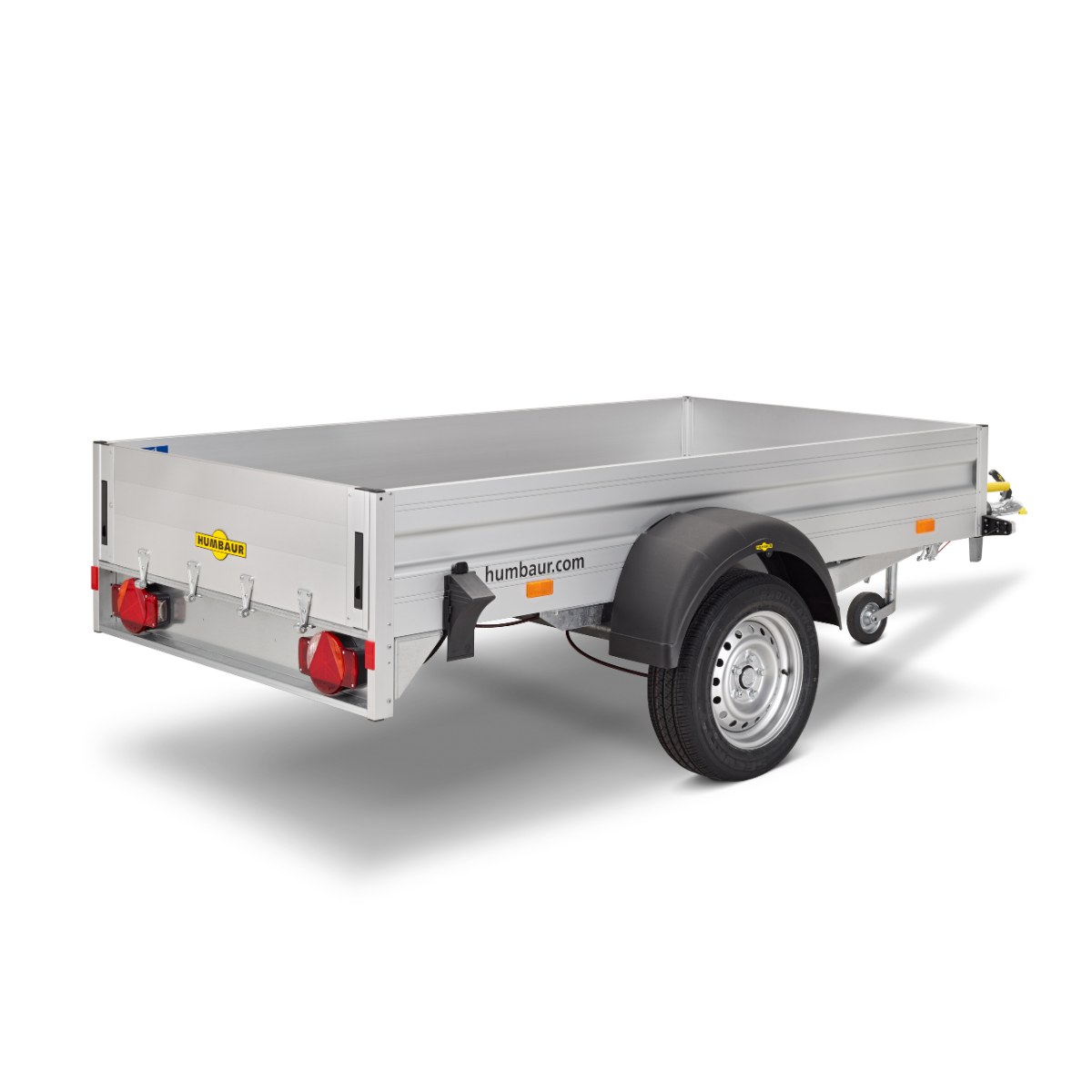 Humbaur HA 132513 BK aluminijska nagibna prikolica s kočnicama 1300 kg - Slika 4