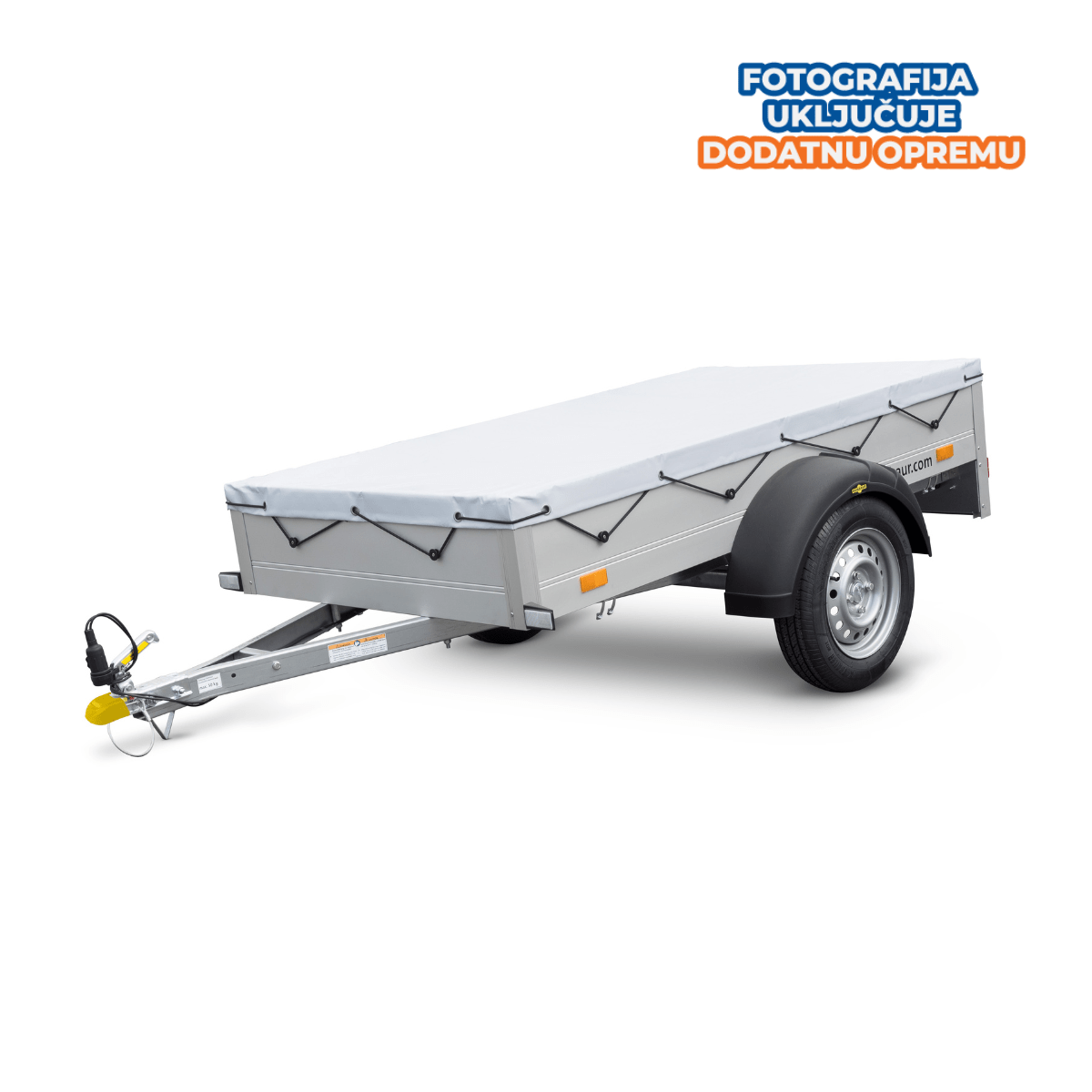 Humbaur Startrailer H 751510 aluminijska prikolica 750 kg - Slika 6