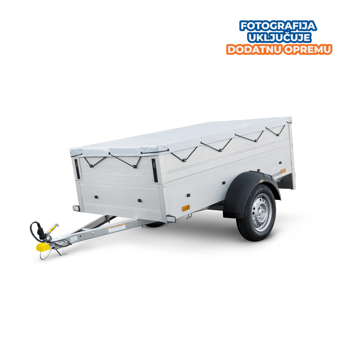 Humbaur Startrailer H 751510 aluminijska prikolica 750 kg - Slika 7