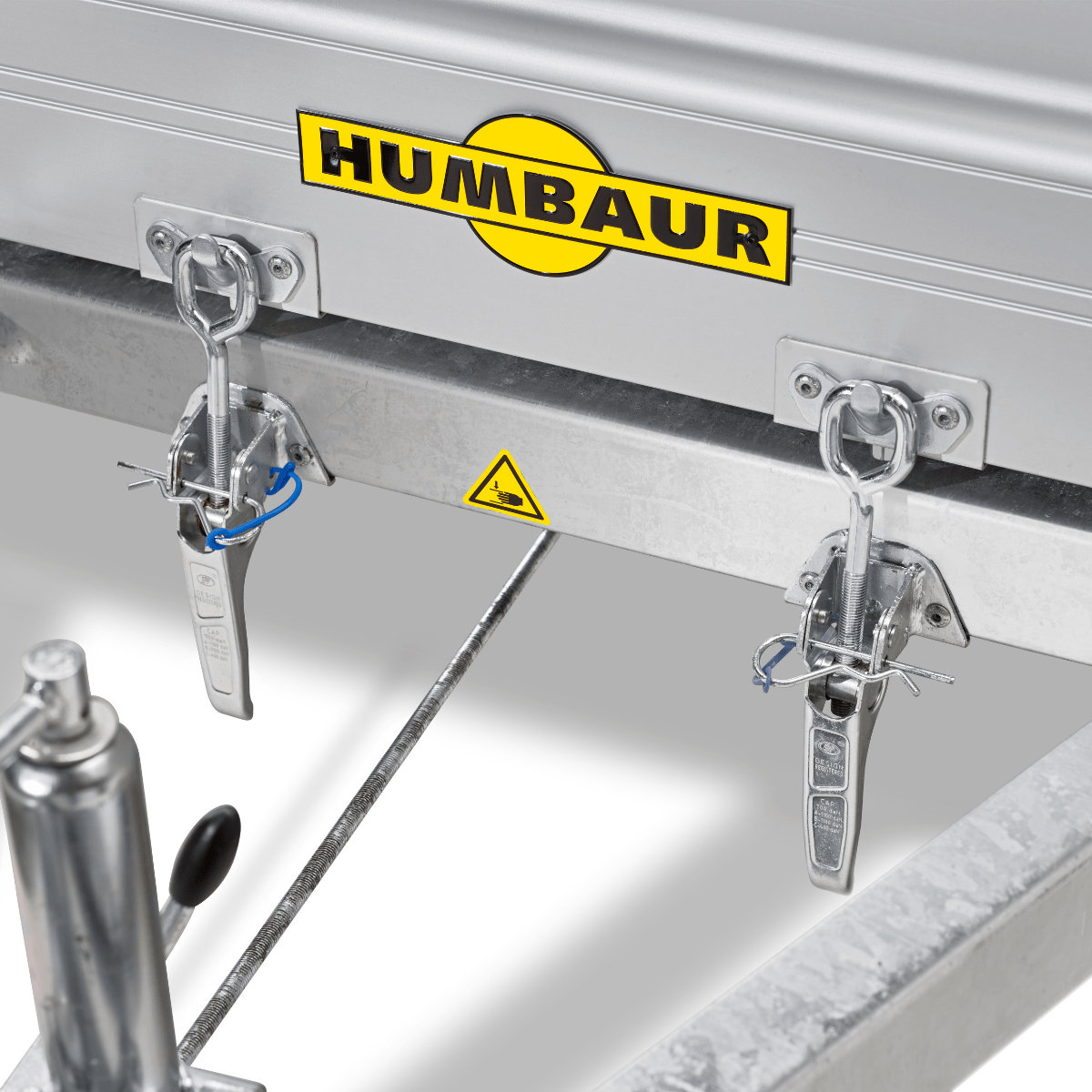 Humbaur HA 132513 BK aluminijska nagibna prikolica s kočnicama 1300 kg - Slika 8
