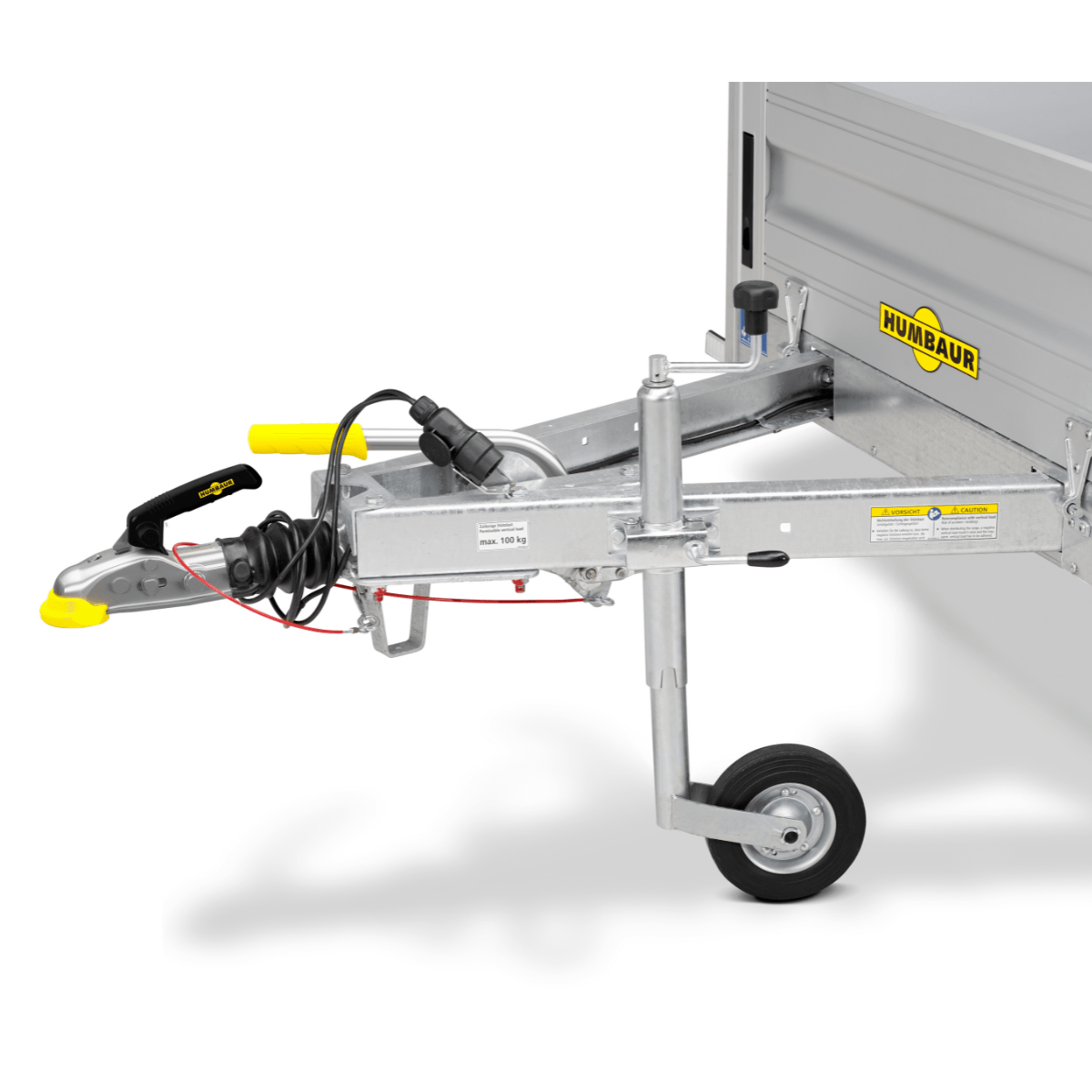 Humbaur HA 102111 KV aluminijska nagibna prikolica s kočnicama 1000 kg - Slika 9