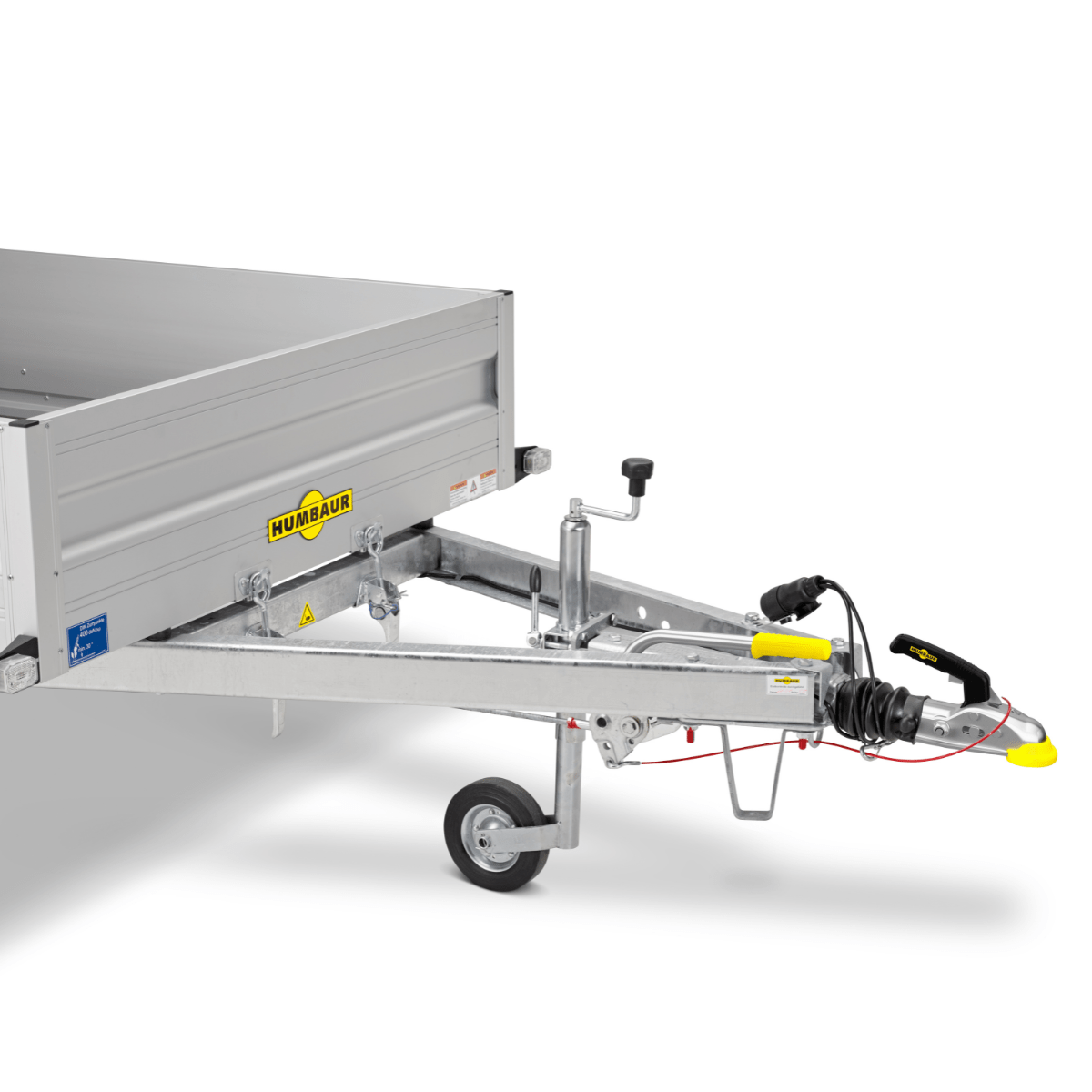 Humbaur HA 132513 BK aluminijska nagibna prikolica s kočnicama 1300 kg - Slika 9