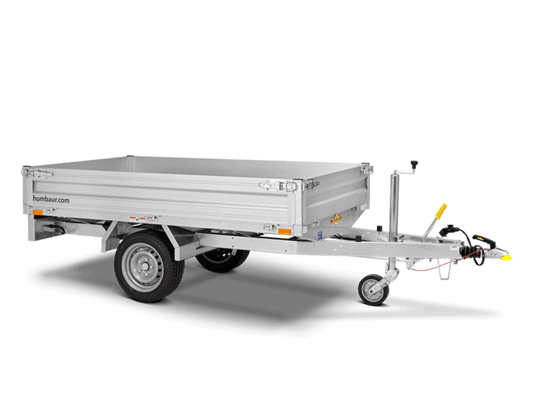 Humbaur HU 152314 aluminijska platformska prikolica s kočnicama 1500 kg