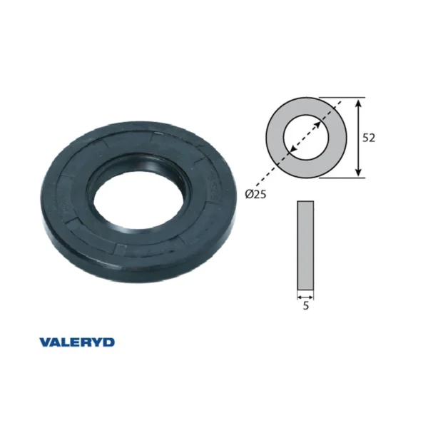 VALERYD Semering glavčine 25 × 52 × 5 mm