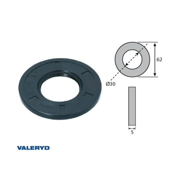 VALERYD Semering glavčine 30 × 62 × 5 mm