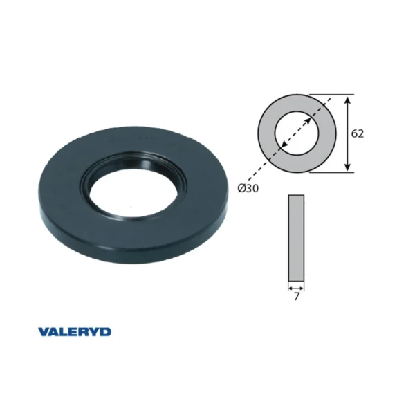 VALERYD Semering glavčine 30 × 62 × 7 mm