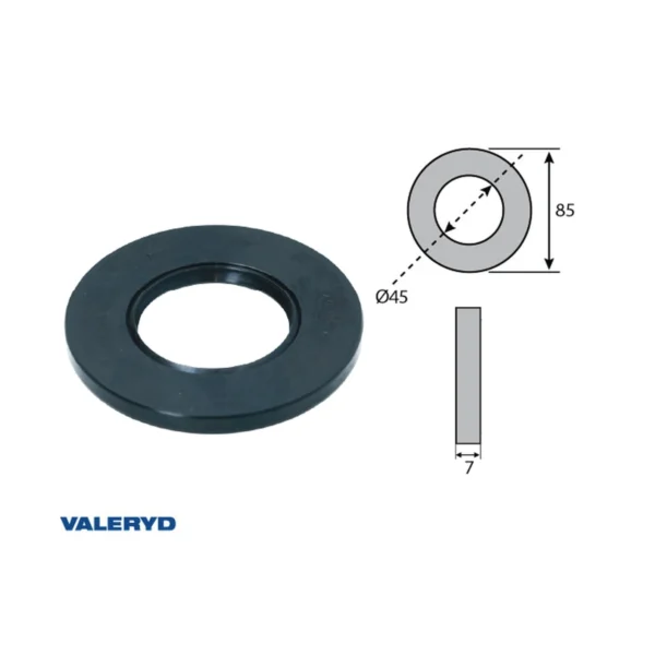 VALERYD Semering glavčine 45 × 85 × 7 mm