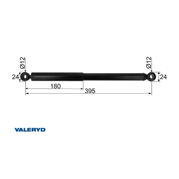 VALERYD Amortizer naletnog mehanizma Westfalia WAE 2000, CC 395 mm