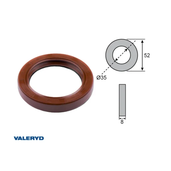 VALERYD Semering glavčine 38 × 52 × 8 mm za Avonride 160