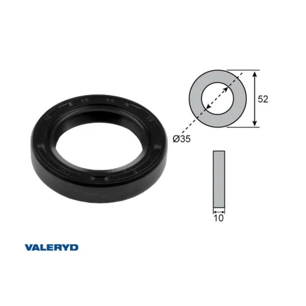 VALERYD Semering glavčine 35 × 52 × 10 mm