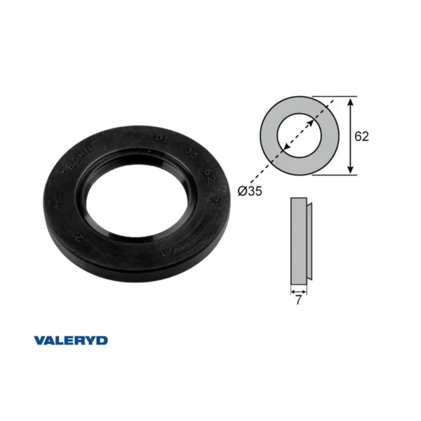 VALERYD Semering glavčine 35 × 62 × 7 mm