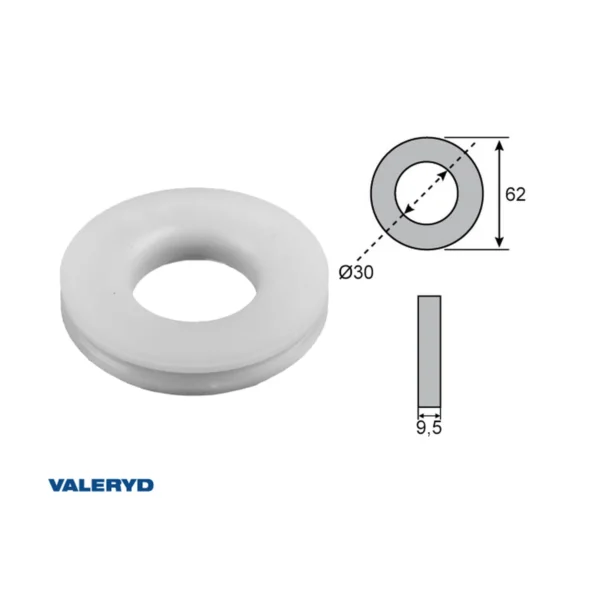 VALERYD Trodijelni semering glavčine BPW 30 × 62,5 × 9,5 mm