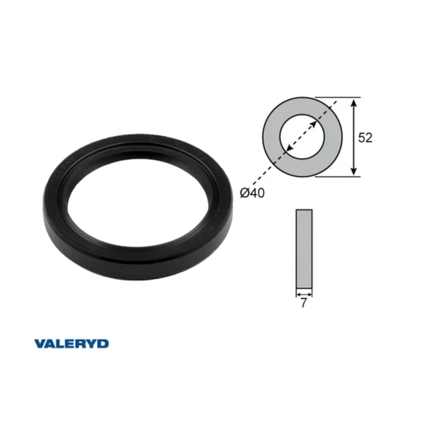 VALERYD Semering glavčine 40 × 52 × 7 mm za AL-KO