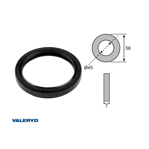 VALERYD Semering glavčine 45 × 56 × 7 mm