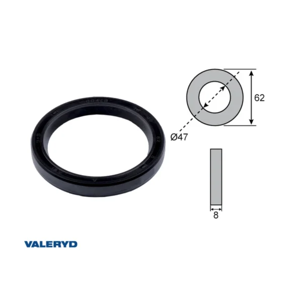 VALERYD Semering glavčine 47 × 62 × 8 mm za Schlegl SGB