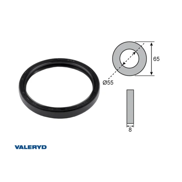 VALERYD Semering glavčine 55 × 65 × 8 mm